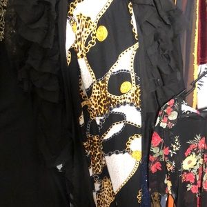 COPY - High rise leopard and chains leggings